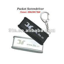 Optical Pocket Screwdriver Keychain Screwdriver
